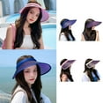 thumbnail image 3 of Summer Sun Visor Adjustable Breathable Large Beach Visor Hat Sun Protection Hat, 3 of 10