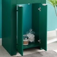 thumbnail image 5 of Sink Vanity Cabinet, Melamine, Green Black, Modern Contemporary Urban Design, Hotel Bedroom Bathroom Master Suite Guest, 5 of 10