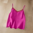 thumbnail image 6 of Aboser Womens Cotton Linen Camisole Tops Summer Casual Spaghetti Strap Basic Tees Comfy V Neck Tank Top Thin Sleeveless Cami Shirts, 6 of 9