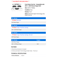 thumbnail image 2 of Front Brake Pad Set - Compatible with 2014 - 2020 Nissan Rogue GAS 2015 2016 2017 2018 2019, 2 of 2