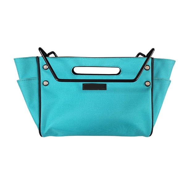 Práctica bolsa plegable para herramientas, bolsa de tela portátil, bolsa de escalera, práctica bolsa de almacenamiento de herramientas, bolsa multifuncional para herramientas de trabajo de r
