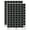Black, variant on Paid Double Line Border Invoice Sticker Set - Brown - Gloss Finish - 1.25" Mini