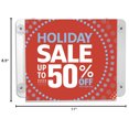 thumbnail image 2 of Acrylic Clear Sign Holder for Window Landscape 11x8.5 Inch Picture Frame Office Store Display 5-Pack, 2 of 9
