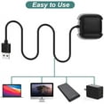 thumbnail image 6 of Tianle Charger Compatible with Fitbit Versa 2, Replacement Charging Cable Dock with 3.3ft USB Cord Compatible with Fitbit Versa 2 Smart Watch [2 Pack], 6 of 7