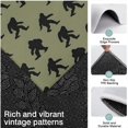 thumbnail image 3 of Green Bigfoot Pattern Kitchen Rugs Sets Of 3,Kitchen Runner Rugs Non Skid Washable,Decorative Kitchen Floor Mats for Kitchen,Sink,Laundry,17"x30"+ 17"x47" + 17"x59", 3 of 6