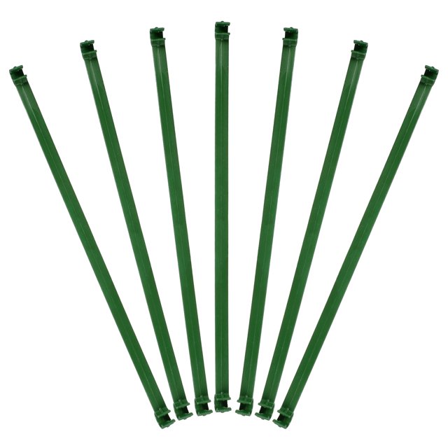 Shisuyan 24pcs 30mm Length Gardening Expandable Rods Plastic Connecting Rod Brackets for Cucumber Tomato Vine Plant