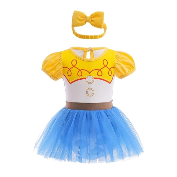 Mameluco Dressy Daisy para niña, princesa vaquera, 12 a 18 m
