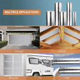 thumbnail image 2 of 5mm 40"×60" Reflective Foam Insulation Shield Core Radiant Barrier, with Single-Sided Aluminum Foil,for Thermal Insulation of Cargo Door, Ceilings, Roofs, 2 of 6