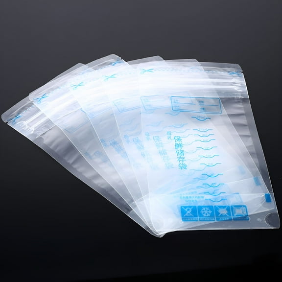 ACDANC 30Pcs/set 250ml Milk Storage Bags Breastmilk Breastfeeding Freezer Storage Container Bags Pouch