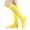 Yellow, variant on Women's Knee High Trouser Socks Solid Color Plus Size Friendly Relaxed Fit Casual Socks Non Binding for Work Daily Walking, Yellow