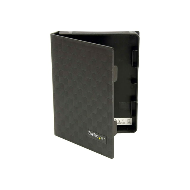 StarTech.com 2.5in Anti-Static Hard Drive Protector Case - Black (3pk) - 2.5 HDD protector black - 2.5 HDD protector (HDDCASE25BK) - Hard drive protective sleeve - black (pack of 3) - for P/N: SATERASER4, SDOCK1EU3P2, SDOCK2ERU33, SDOCK2U33V, SDOCK4U313, USB31C2SAT3