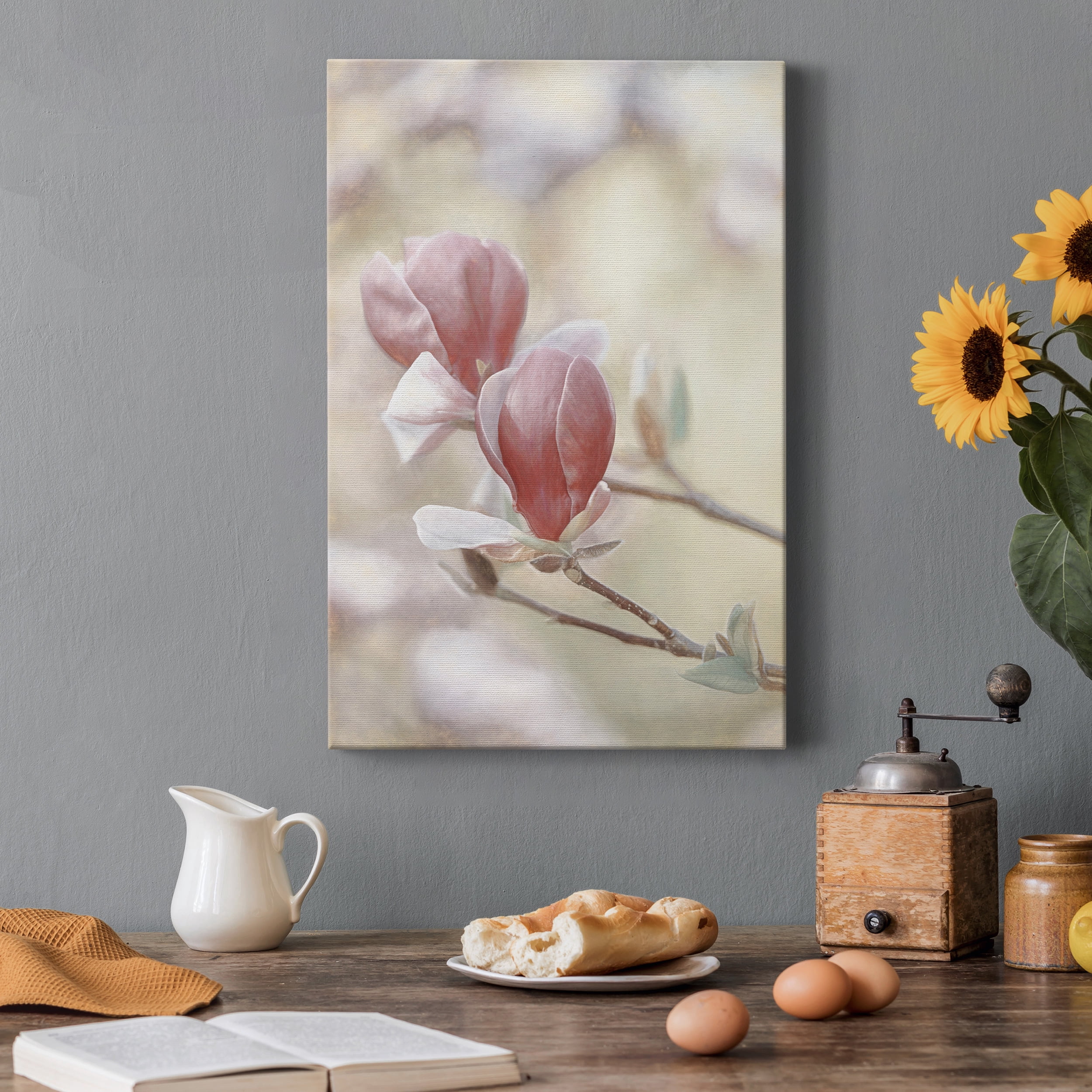 Blooming Hearts Premium Gallery Wrapped Canvas - Ready to Hang - 24 x 36