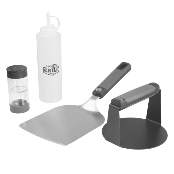 Ensemble de plaques de cuisson Expert Grill pour hamburgers,4 pièces