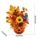 thumbnail image 3 of Calabaza de espuma para Halloween | Adorno de hoja de arce para la cosecha otoñal | Adorno de mesa de 30 cm | Calabaza artificial naranja ligera para Halloween, Acción de Gracias, decoración del, 3 of 6