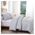 thumbnail image 6 of TiaGOC Gray Comforter Set Queen, 3pcs(1 Boho Light Grey Comforter & 2 Pillowcases) All Season Soft Bedding Lightweight Bedspread Blanket Quilt Gifts, 6 of 9