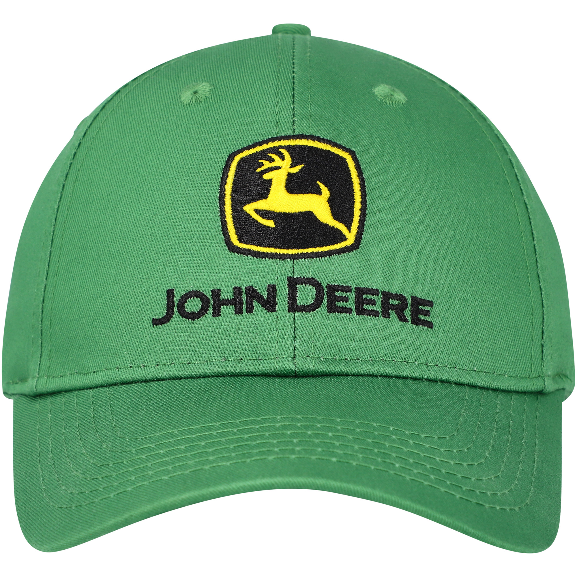 Men's Top of the World Green John Deere Classic Twill Adjustable Hat - OSFA