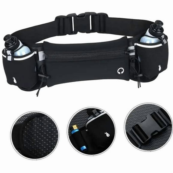 Running belt with water bottle – optimal hydration for active people