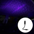 thumbnail image 3 of Luz de noche estrellada,USB Star Night Light Decoración interior portátil,Luz nocturna ajustable con proyector de estrellas románticas,Techo Del Coche Luces Estrellas Techo Interior 4 piezas, 3 of 7
