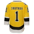 thumbnail image 3 of Youth Outerstuff Jeremy Swayman Gold Boston Bruins 2026 NHL Stadium Series Premier Jersey, 3 of 3