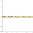 thumbnail image 5 of Solid 10k Yellow Gold 4mm Concave Figaro Chain Necklace 16" - with Secure Lobster Lock Clasp, 5 of 5
