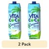 (2 pack) Vita Coco Coconut Water, Pure, 1 Liter Tetra Pack Box, Natural.