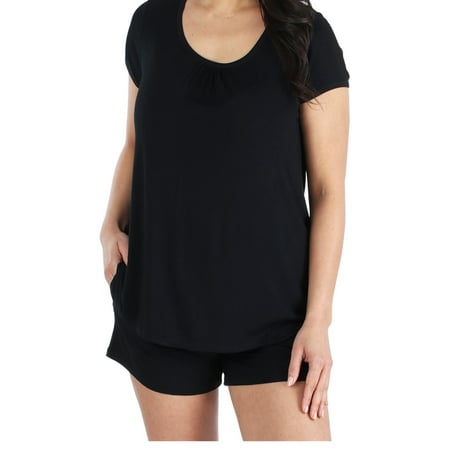 

bSoft Women s Short Sleeve Top and Shorts Pajama Set