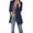 Dark Blue, variant on Viikei Womens Cardigans Womens Coats Cardigans Coats for Women Plus Size Winter Open Front Long Sleeve Plaid Hooded Cardigan Jacket Coat