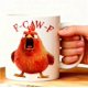 thumbnail image 3 of Tazas de café de cerámica con diseño de gallo, tazas de café, tazas de café, tazas de café, 3 of 4