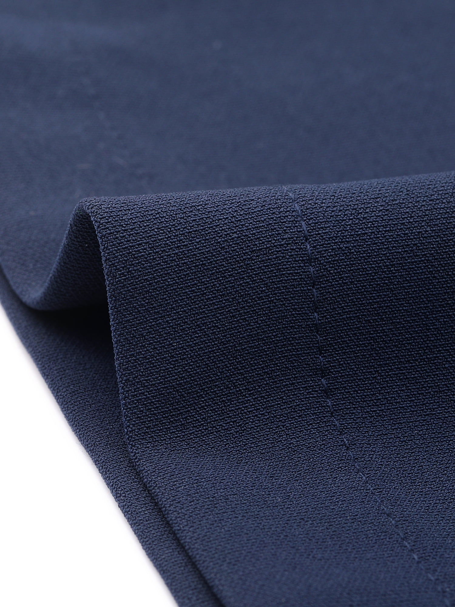 DARING DIVA Women's Plus 2 Pieces Business Office Blazer and Pants Suit Set 4X Dark Blue