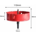 thumbnail image 2 of Sierra de corona bimetálica para madera, acero de alta velocidad, corte suave, dientes de paso variable, diseño de borde limpio, sin ataduras, uso repetido para tableros de cornhole, tableros de, 2 of 5
