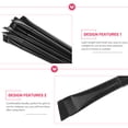 thumbnail image 3 of FESTFENDS 1 Set Angled Eyebrow Brush for Drawing Eye Line with Practical Style Black Wood, 3 of 7