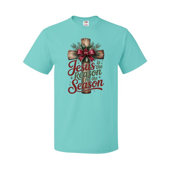 Inktastic Jesus is the Reason for the Season Christian Cross T-Shirt