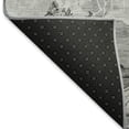 thumbnail image 5 of Addison Rugs Mayfield Premium Machine Washable Transitional Abstract Gray Rectangle Rug, 5' X 7'6" Machine Washable Transitional Abstract Gray Oversized Sherpa Throw Blanket, 5 of 7