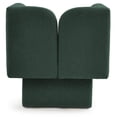 thumbnail image 3 of Meridian Furniture Marcel Boucle Fabric Upholstered Accent Chair in Rich Green, 3 of 7