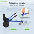 thumbnail image 3 of isinwheel K3 Hoverboard Seat Attachment for 6.5'' 8'' 8.5'' 10'' Self Balancing Scooter, Hoverboard Go Kart for Kids/Adults, 3 of 6