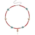 thumbnail image 1 of HSHDLDF Collier Coquillage Puka pour Femmes Hommes Collier Surfeur Coquillage Cordon Collier Collier Ras du Cou Perles Colorées Collier Ajustable Été Boho Hawaii Boucle Perle Collier Bijoux Coquillage Naturel, 1 of 6