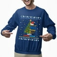 thumbnail image 2 of Christmas Sweatshirt, Happy Chrismukkah Ugly Sweater Holiday Sweatshirt, Unique Hanukkah & Christmas Sweatshirt, Witty Menorah & Tree Gift for Women & Men, 2 of 5