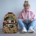 thumbnail image 2 of KUIFORTI Fish Camouflage Print Kids Bookbag Large Capacity Boys School Backpack with Front Pockets Adjustable Straps for Elementary Primary Middle Back to School Supplies, 2 of 7
