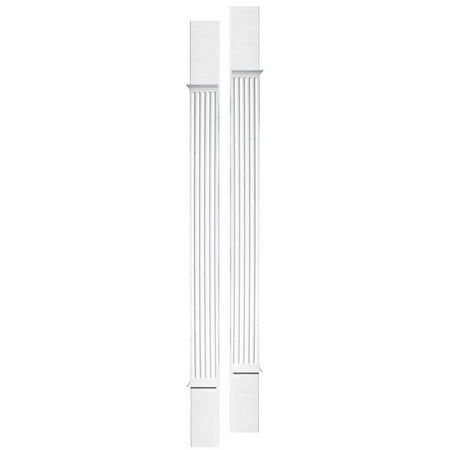 Pilasters in White Vinyl - Set of 2
