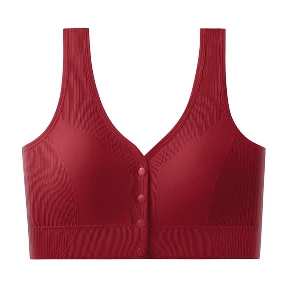 Vrorvz Wireless Bras for Women Wide Straps Bra Supportive Push up Comfortable Tshirts No Underwire Tshirt