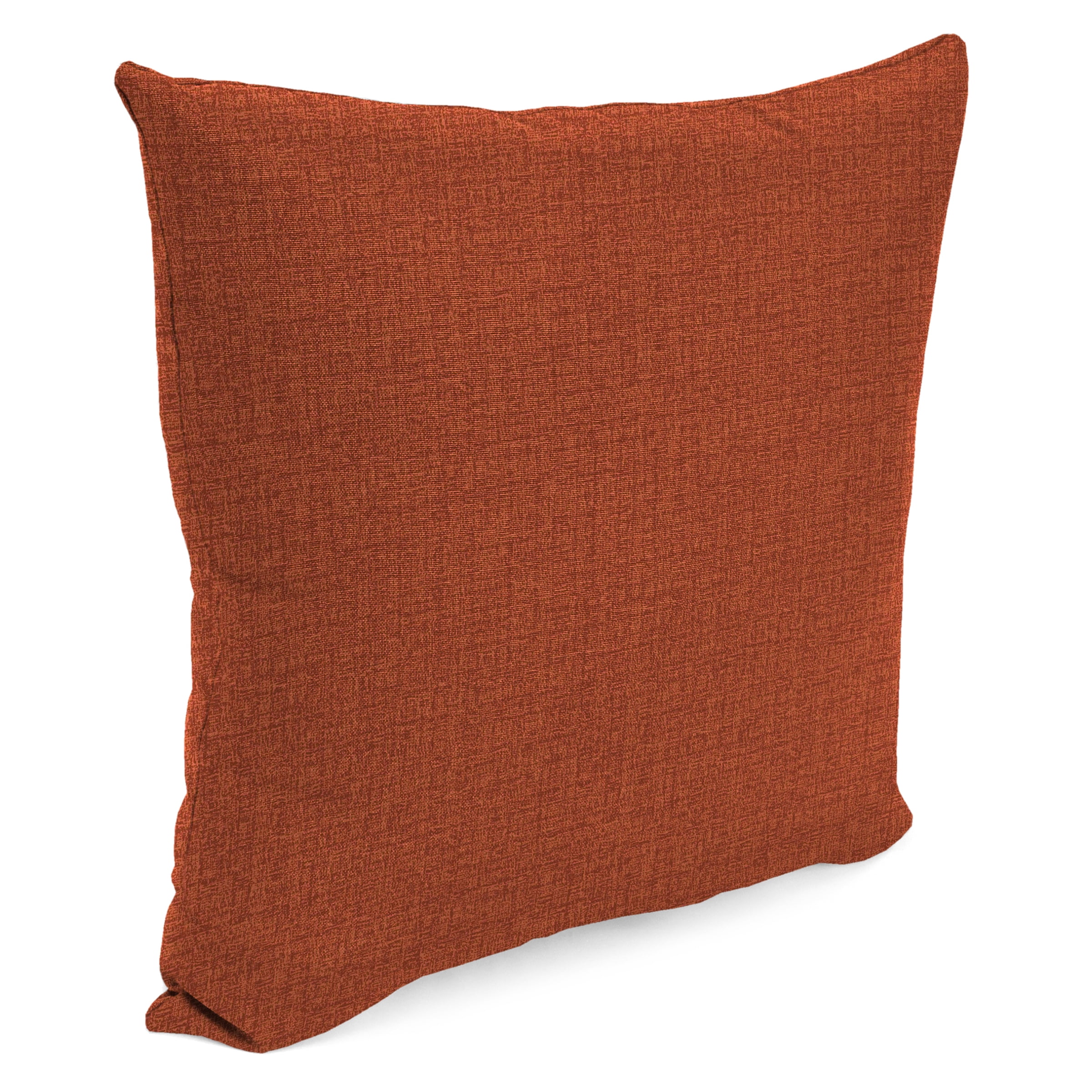Jordan Manufacturing 16" x 16" McHusk Brick Red Solid Square Outdoor Throw Pillow