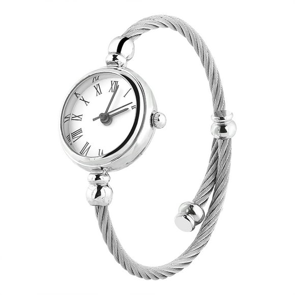 Reloj de Pulsera, Reloj Analógico para Mujer, Correa de Aleación de Cuarzo Redonda Analógica para Mujer, Reloj de Pulsera Abierto, Reloj de Pulsera, Reloj de Cuarzo núsmeros