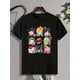 thumbnail image 3 of Impresión de personajes de anime de dibujos animados, camiseta de cuello redondo de diseño gráfico para hombres, camisetas cómodas y casuales para el verano, tops de ropa de hombre para vacaciones dia, 3 of 4
