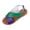 Army Green, variant on Women's Color Block Toe Ring Flats Criss Cross Two Tone Open Toe Slide Sandals Army Green 36