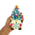 thumbnail image 4 of Christmas Decorations Desktop Ornament Light Up Christmas Gnome Tree Decoration Battery Operated LED Festive Figurine With Colorful Lights Desktop dress up, 4 of 9