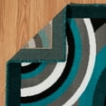 thumbnail image 4 of United Weavers Caf� Cappuccino Aqua Runner Rug 1'11" X 7'2", 4 of 4