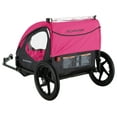 thumbnail image 5 of Schwinn Shuttle Foldable Bike Trailer, Pink & Black, 2 Seats, 5 of 6