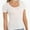 White, variant on Women Casual Long Sleeve Slim Scoop Neck Fit T Shirts Basic Tee Tops Crew