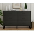 thumbnail image 5 of Richya 47.3'' Chest of Drawers, Dressers for Bedroom 6 Drawer, Steel Frame, Black Dresser, 5 of 13