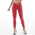 thumbnail image 2 of WAYUTE Leggings for Women High Waisted Seamless Solid Color Exersice Casual Sports Trousers Stretchy Fit for Running L, 2 of 4